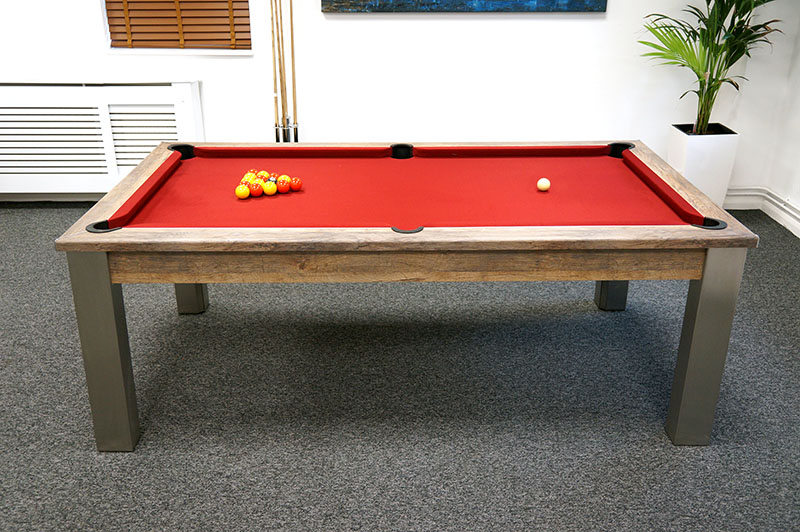 Signature Sweeny English Pool Dining Table - Side View